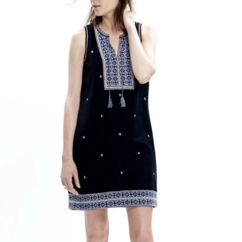 Madewell Suncoast Embroidered Sundress - Size 2